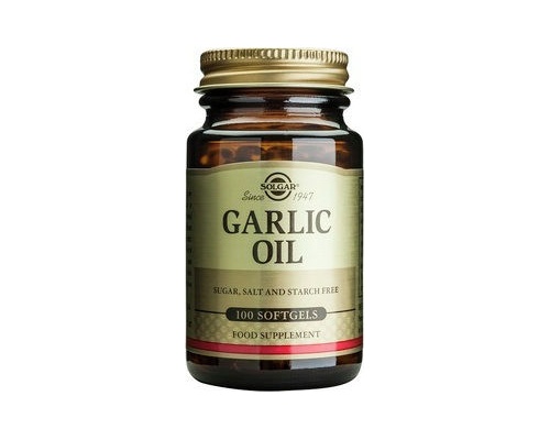 Solgar Garlic Oil, αγνό, αραφινάριστο σκορδέλαιο συμπυκνωμένης μορφής και δρα θετικά στη μείωση της υψηλής πίεσης 100softgels  Solgar Garlic Oil, αγνό, αραφινάριστο σκορδέλαιο συμπυκνωμένης μορφής και δρα θετικά στη μείωση της υψηλής πίεσης 100softgels