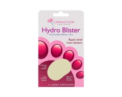 Vican Carnation Hydro Blister Επιθέματα από υδροκολλοειδές για γρήγορη ανακούφιση από τις φουσκάλες 4 μεγάλα επιθέματα  Vican Carnation Hydro Blister Επιθέματα από υδροκολλοειδές για γρήγορη ανακούφιση από τις φουσκάλες 4 μεγάλα επιθέματα