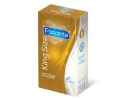 Pasante King Size Condoms Προφυλακτικά σε μεγάλο μέγεθος, 12τμχ