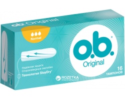OB Original Normal Ταμπόν Μεσαίας Ροής, 16τμχ OB Original Normal Ταμπόν Μεσαίας Ροής, 16τμχ