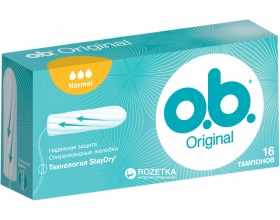 OB Original Normal Ταμπόν Μεσαίας Ροής, 16τμχ
