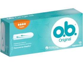 OB Original Super Ταμπόν Υψηλής Ροής, 16τμχ
