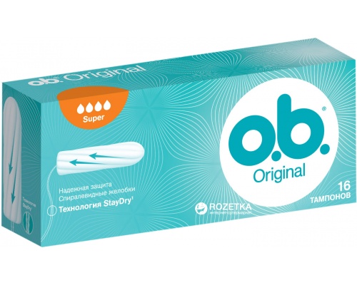 OB Original Super Ταμπόν Υψηλής Ροής, 16τμχ OB Original Super Ταμπόν Υψηλής Ροής, 16τμχ