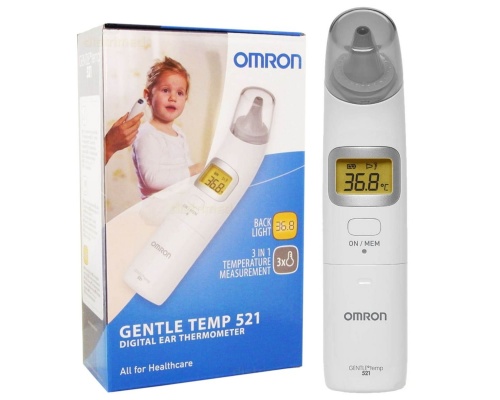 Omron Temp 521 Ψηφιακό Θερμόμετρο Αυτιού 3 σε 1, 1τμχ Omron Temp 521 Ψηφιακό Θερμόμετρο Αυτιού 3 σε 1, 1τμχ
