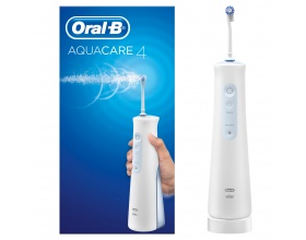 OralB Aquacare 4 Oxyjet Technology, Φορητό Σύστημα - Επαγγελματικός Εκτοξευτής Νερού, 1 τεμάχιο 