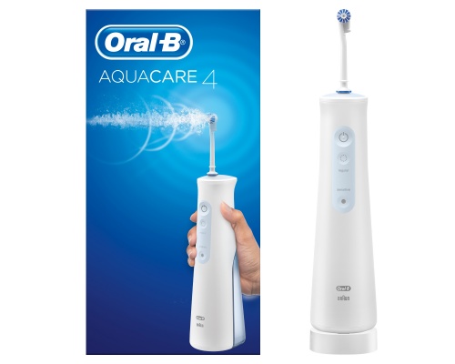 OralB Aquacare 4 Oxyjet Technology, Φορητό Σύστημα - Επαγγελματικός Εκτοξευτής Νερού, 1 τεμάχιο 