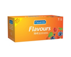 Pasante Flavours Προφυλακτικά σε Διάφορες Γευσείς, 144τμχ