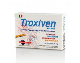    ΒΙΟΝΑΤ Troxiven Retard Συμπλήρωμα Διατροφής για την υγεία των αγγείων, κατάλληλο για αιμορροΐδες, κιρσούς, φλεβίτιδα και ευρυαγγείες 20 δισκία 