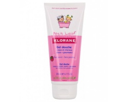 Klorane Petit Junior Shower Gel Rasberry Fragrance Παιδικό Ζελ-Ντους για Σώμα & Μαλλιά με Άρωμα Βατόμουρο, 200 ml  Klorane Petit Junior Shower Gel Rasberry Fragrance Παιδικό Ζελ-Ντους για Σώμα & Μαλλιά με Άρωμα Βατόμουρο, 200 ml