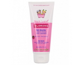 Klorane Petit Junior Shower Gel Rasberry Fragrance Παιδικό Ζελ-Ντους για Σώμα & Μαλλιά με Άρωμα Βατόμουρο, 200 ml 