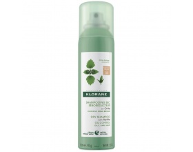 Klorane Ortie Dry Shampoo Ξηρό σαμπουάν με Τσουκνίδα για Λιπαρά Μαλλιά Καστανά/Μαύρα 150ml 