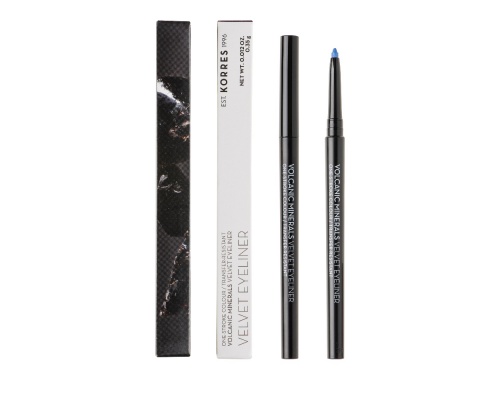 Korres Volcanic Mineral Velvet Eyeliner 82 Frozen Blueberry Μηχανικό Μολύβι Ματιών με Μεγάλη Διάρκεια, 0.35g  Korres Volcanic Mineral Velvet Eyeliner 82 Frozen Blueberry Μηχανικό Μολύβι Ματιών με Μεγάλη Διάρκεια, 0.35g