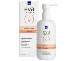 InterMed eva intima Special ph 3.5 (PERIOD) Καθαρισμός Ευαίσθητης Περιοχής με ενισχυμένη αποσμητική δράση 250ml  InterMed eva intima Special ph 3.5 (PERIOD) Καθαρισμός Ευαίσθητης Περιοχής με ενισχυμένη αποσμητική δράση 250ml