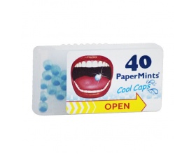 PaperMints Cool Caps Κάψoυλες μέντας για δροσερή αναπνοή 40τμχ 