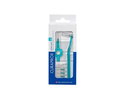 Curaprox Prime Start 06 , CPS06 0,6-2,2mm Μεσοδόντια Βουρτσάκια Τιρκουάζ 5 τεμάχια  