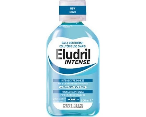 Elgydium Eludril Intense Στοματικό Διάλυμα Για έντονη αίσθηση φρεσκάδας που διαρκεί 500ml  