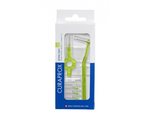 Curaprox Prime Start 011 , CPS011 1,1 -5,0mm Μεσοδόντια Βουρτσάκια Πράσινο 5 τεμάχια  Curaprox Prime Start 011 , CPS011 1,1 -5,0mm Μεσοδόντια Βουρτσάκια Πράσινο 5 τεμάχια