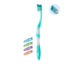 ELGYDIUM Anti-plaque Medium Οδοντόβουρτσα για μεγαλύτερη απομάκρυνση της πλάκας, Ιδανική για καθημερινή χρήση, 1 τεμάχιο