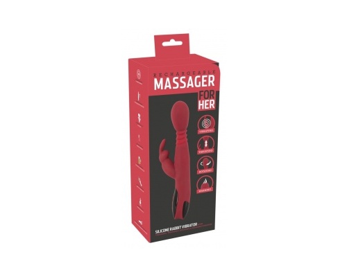 You2Toys  Silicone Rabbit Vibrator Δονητής κουνελιού σιλικόνης 1 τεμάχιο  You2Toys  Silicone Rabbit Vibrator Δονητής κουνελιού σιλικόνης 1 τεμάχιο