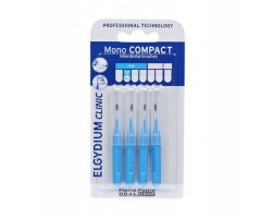 ELGYDIUM Clinic Mono Compact 0.4 Μεσοδόντια βουρτσάκια χρώμα Mπλέ 4τεμ.  ELGYDIUM Clinic Mono Compact 0.4 Μεσοδόντια βουρτσάκια χρώμα Mπλέ 4τεμ.