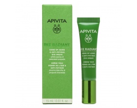 Apivita Bee Radiant Κρέμα Ματιών για σημάδια γήρανσης & ξεκούραστη όψη με λευκή παιώνια & πρόπολη 15 ml