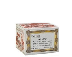 Sostar "Το Γάλα"  Λευκαντική Κρέμα Ημέρας SPF15 με Βιολογικό Γάλα Γαϊδούρας, Αναστέλλει την Παραγωγή Μελανίνης από τα Κύτταρα του Δέρματος  50ml  Sostar "Το Γάλα"  Λευκαντική Κρέμα Ημέρας SPF15 με Βιολογικό Γάλα Γαϊδούρας, Αναστέλλει την Παραγωγή Μελανίνης από τα Κύτταρα του Δέρματος  50ml