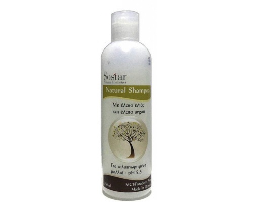 Sostar Natural Shampoo Με Έλαιο Ελιάς και Argan 250ml Sostar Natural Shampoo Με Έλαιο Ελιάς και Argan 250ml