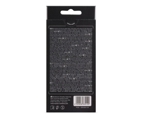 MY SIZE Προφυλακτικά με Πλάτος 49 mm, 10 τμχ MY SIZE Προφυλακτικά με Πλάτος 49 mm, 10 τμχ