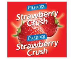 Pasante Strawberry Flavour, Προφυλακτικά με Φράουλα, 144 τμχ