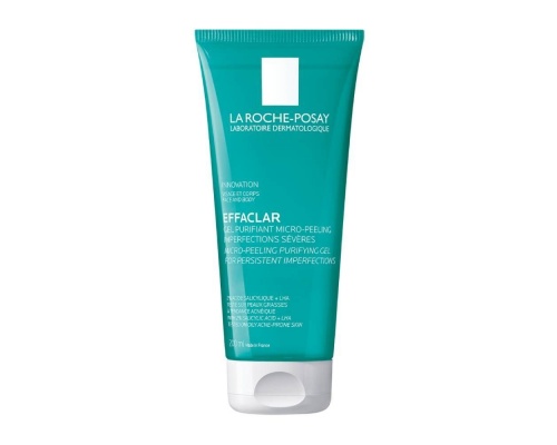 LA ROCHE-POSAY Effaclar Micro-Peeling Gel Purifiant Αφρώδες Gel Καθαρισμού και απολέπισης για πρόσωπο και σώμα 200ml  LA ROCHE-POSAY Effaclar Micro-Peeling Gel Purifiant Αφρώδες Gel Καθαρισμού και απολέπισης για πρόσωπο και σώμα 200ml