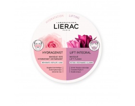 Lierac Hydragenist SOS Moisturizing Oxygenating Mask για Ενυδάτωση, Οξυγόνωση & Επαναπύκνωση & Lift Integral Flash Lift Mask για Αντιγήρανση, Σύσφιξη & Επανασμίλευση, 2*6ml Lierac Hydragenist SOS Moisturizing Oxygenating Mask για Ενυδάτωση, Οξυγόνωση & Επαναπύκνωση & Lift Integral Flash Lift Mask για Αντιγήρανση, Σύσφιξη & Επανασμίλευση, 2*6ml