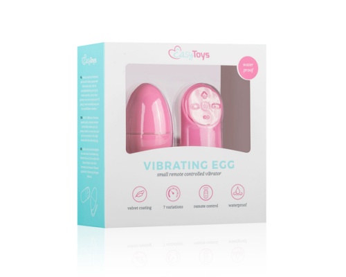 EasyToys Vibrating Egg Με Τηλεχειριστήριο Χρώμα Ροζ, 1 τμχ EasyToys Vibrating Egg Με Τηλεχειριστήριο Χρώμα Ροζ, 1 τμχ