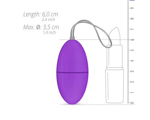 EasyToys Vibrating Egg Με Τηλεχειριστήριο χρώμα Μωβ, 1 τμχ EasyToys Vibrating Egg Με Τηλεχειριστήριο χρώμα Μωβ, 1 τμχ