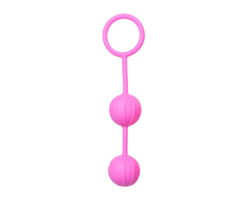 Easytoys Vertical Ribbed Geisha Χάντρες Με Χρώμα Ροζ, 1 τμχ Easytoys Vertical Ribbed Geisha Χάντρες Με Χρώμα Ροζ, 1 τμχ