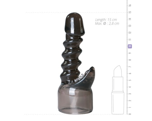 Easytoys Spiral Wand Attachment Εξάρτημα Δονητή Σε Χρώμα Μαύρο,1 τμχ Easytoys Spiral Wand Attachment Εξάρτημα Δονητή Σε Χρώμα Μαύρο,1 τμχ