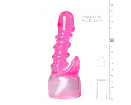 Easytoys Spiral Wand Attachment Εξάρτημα Δονητή Σε Χρώμα Ροζ, 1 τμχ Easytoys Spiral Wand Attachment Εξάρτημα Δονητή Σε Χρώμα Ροζ, 1 τμχ