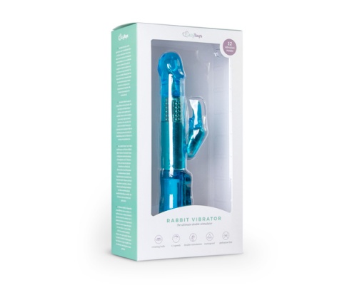Easytoys  Rabbit Vibrator, Δονητής Σε Χρώμα Μπλε, 1 τμχ