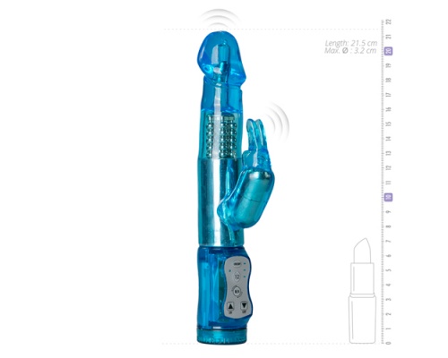 Easytoys  Rabbit Vibrator, Δονητής Σε Χρώμα Μπλε, 1 τμχ