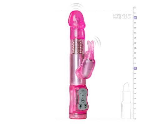 Easytoys  Rabbit Vibrator, Δονητής Σε Χρώμα Ροζ, 1 τμχ