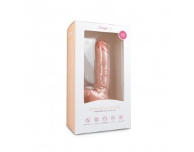 Easytoys Realistic Dildo Φλεβικός Δονητής Με Βεντούζα Σε Χρώμα Μπέζ 22.5cm, 1 τμχ