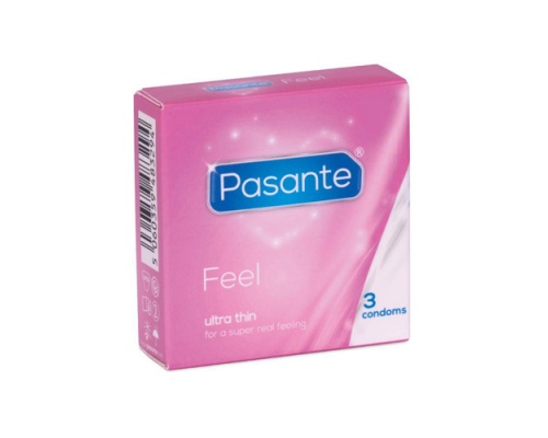 Pasante Feel Προφυλακτικά, 3 τμχ Pasante Feel Προφυλακτικά, 3 τμχ