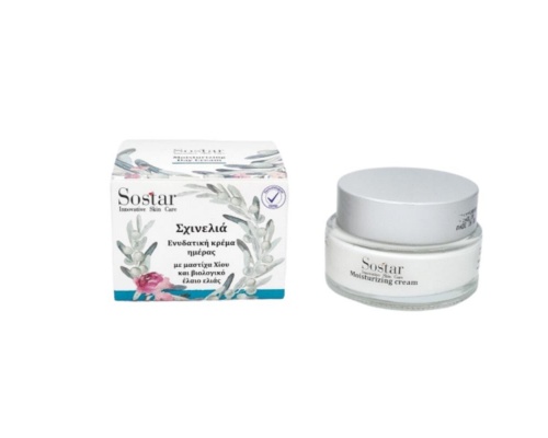 Sostar "Μαστίχα Χίου" Ενυδατική Κρέμα Με Έλαιο Ελιάς, 50ml Sostar "Μαστίχα Χίου" Ενυδατική Κρέμα Με Έλαιο Ελιάς, 50ml