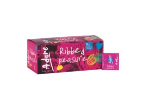 Adore Ribbed Pleasure Προφυλακτικά, 144 τμχ