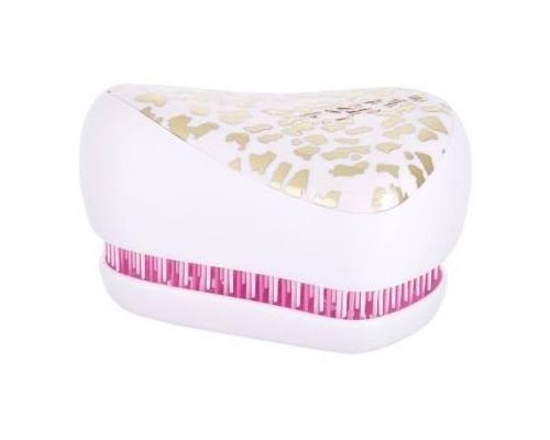 Tangle Teezer Compact Styler Gold Leaf Βούρτσα Μαλλιών, χρώμα ρόζ με χρυσό 1τμχ  