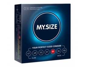 My SIZE Προφυλακτικά με Πλάτος 60 mm, 3 τμχ