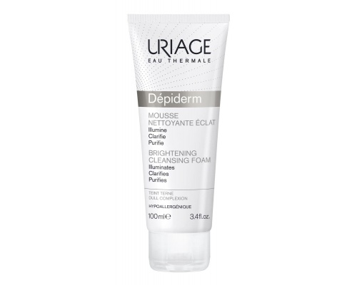 Uriage Depiderm Brightening Foam Αφρώδης Καθαρισμός Λάμψης, για θαμπή όψη 100ml  Uriage Depiderm Brightening Foam Αφρώδης Καθαρισμός Λάμψης, για θαμπή όψη 100ml