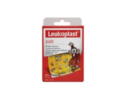 LEUKOPLAST Kids Zoo ρολό παιδικό  Φιλικό προς το δέρμα 6cm*1m  LEUKOPLAST Kids Zoo ρολό παιδικό  Φιλικό προς το δέρμα 6cm*1m