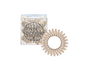 Invisibobble Original Bronze Me Pretty Λαστιχάκια Μαλλιών χρώμα μπρονζέ 3τμχ