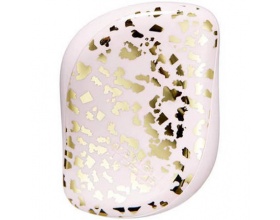 Tangle Teezer Compact Styler Gold Leaf Βούρτσα Μαλλιών, χρώμα ρόζ με χρυσό 1τμχ  
