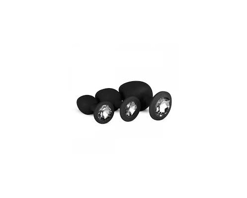 Easytoys Diamond Plug Set, Σετ Πρωκτικές Σφήνες Με Κόσμημα, 3 τμχ Easytoys Diamond Plug Set, Σετ Πρωκτικές Σφήνες Με Κόσμημα, 3 τμχ